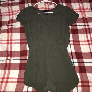 Cute olive green romper